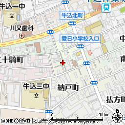 東京都新宿区細工町2周辺の地図