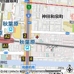 秋葉原漁港 個室居酒屋 黒潮 秋葉原本店周辺の地図