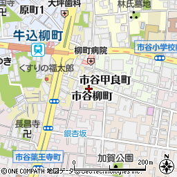 東京都新宿区市谷柳町29周辺の地図
