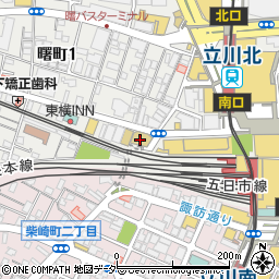 河合塾　Ｗｉｎｇｓ立川教室周辺の地図
