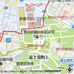東京都農林水産振興財団（公益財団法人）　緑化推進室周辺の地図