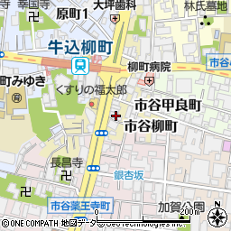 東京都新宿区市谷柳町24周辺の地図