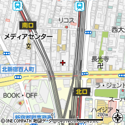 東京都新宿区百人町1丁目12-5周辺の地図
