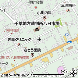 千葉県匝瑳市八日市場イ503周辺の地図