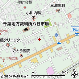 千葉県匝瑳市八日市場イ429周辺の地図