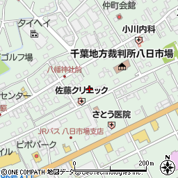 千葉県匝瑳市八日市場イ2743周辺の地図