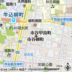 東京都新宿区市谷柳町31周辺の地図