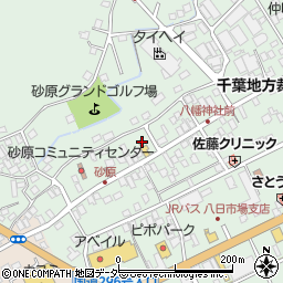千葉県匝瑳市八日市場イ2643周辺の地図