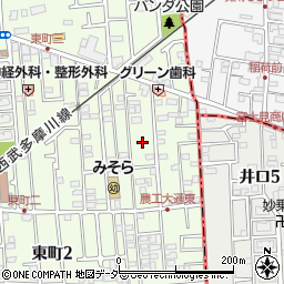 東京都小金井市東町2丁目26周辺の地図