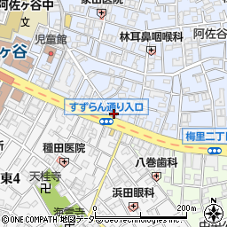 東京都杉並区阿佐谷南1丁目9-3周辺の地図