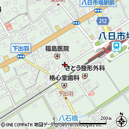 千葉県匝瑳市八日市場イ204周辺の地図