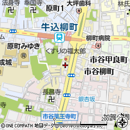 東京都新宿区市谷柳町15周辺の地図