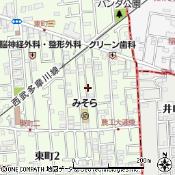 東京都小金井市東町2丁目27周辺の地図