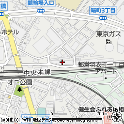 東京都立川市曙町3丁目2-15周辺の地図