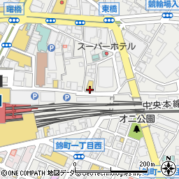 ファミリーマート立川北口店周辺の地図