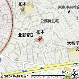 新宿区立　北新宿第一児童館周辺の地図