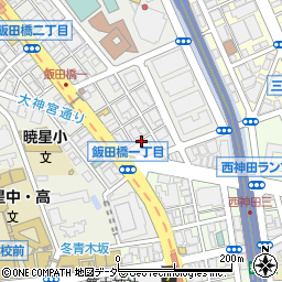 ＮＰＣ２４Ｈ飯田橋２丁目パーキング周辺の地図