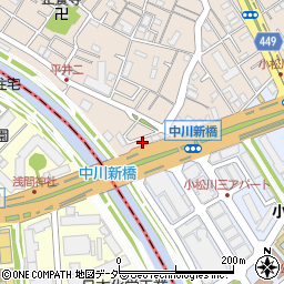 東京都江戸川区平井2丁目1-5周辺の地図