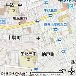 東京都新宿区納戸町24周辺の地図