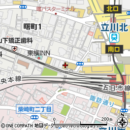 早稲田アカデミー立川校周辺の地図