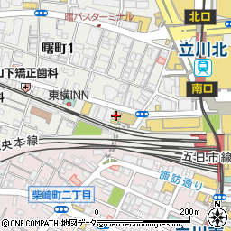 みすず学苑立川駅・北口校周辺の地図