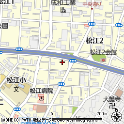 東京都江戸川区松江2丁目9周辺の地図