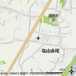 山梨県甲州市塩山赤尾785-2周辺の地図