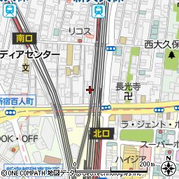 東京都新宿区百人町1丁目9-21周辺の地図