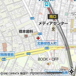 エリート日本語学校２号館周辺の地図