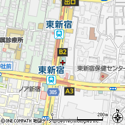 相鉄フレッサイン東新宿駅前周辺の地図