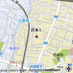 吉岡新聞舗船橋中央専売所周辺の地図