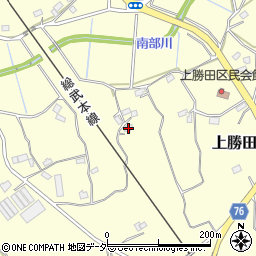 千葉県佐倉市上勝田1171周辺の地図