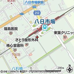 千葉県匝瑳市八日市場イ48周辺の地図