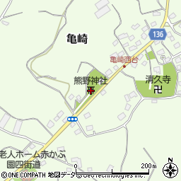 熊野神社周辺の地図