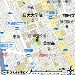 東京都千代田区西神田2丁目周辺の地図