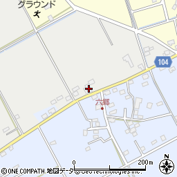 千葉県匝瑳市上谷中21周辺の地図