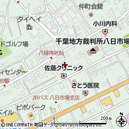 千葉県匝瑳市八日市場イ2738周辺の地図