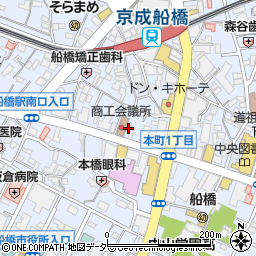 Ｔ‐ＬＩＦＥパートナーズ株式会社　船橋支店周辺の地図
