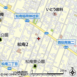 東京都杉並区松庵2丁目11-19周辺の地図