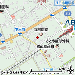 千葉県匝瑳市八日市場イ223周辺の地図