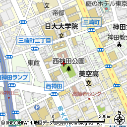 西神田コスモス館周辺の地図