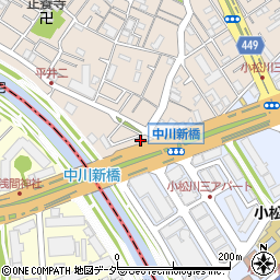 東京都江戸川区平井2丁目1-8周辺の地図