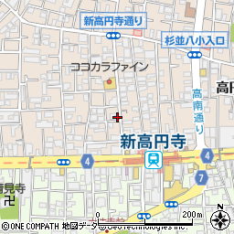 ルック新高円寺・京周辺の地図