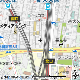 東京都新宿区百人町1丁目12-25周辺の地図