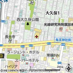 ドン・キホーテ新宿店駐車場周辺の地図