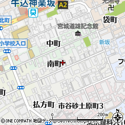 東京都新宿区南町26周辺の地図