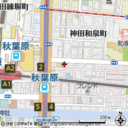 ファミリーマート秋葉原駅前店周辺の地図