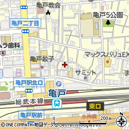 Shisha Cafe＆Bar Eighty-80-KAMEIDO周辺の地図
