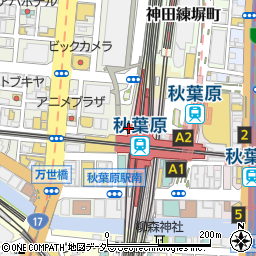 三省堂書店　アトレ秋葉原１周辺の地図