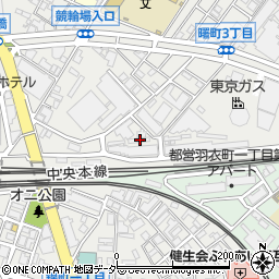 東京都立川市曙町3丁目2-16周辺の地図